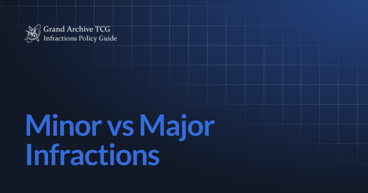 Minor vs Major Infractions | Infractions Policy Guide